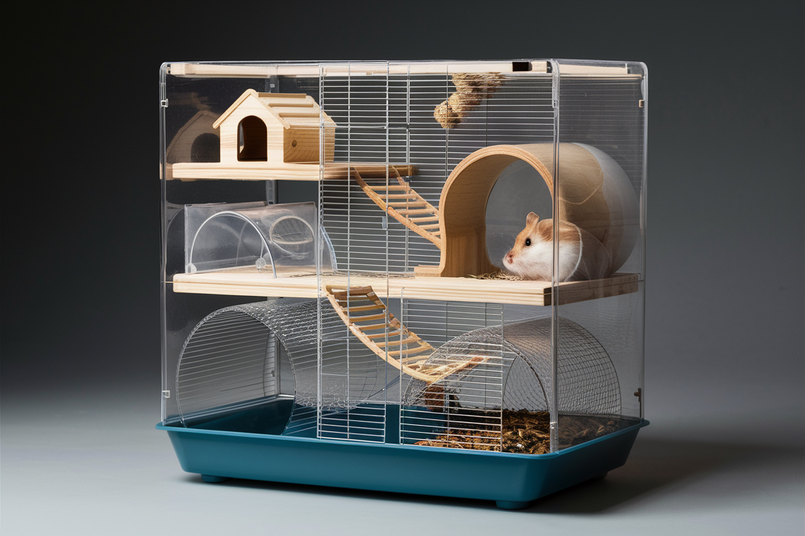 Chuồng Hamster 3 Tầng: Nâng Tầm Không Gian Sống Cho Bé Hamster Cưng!